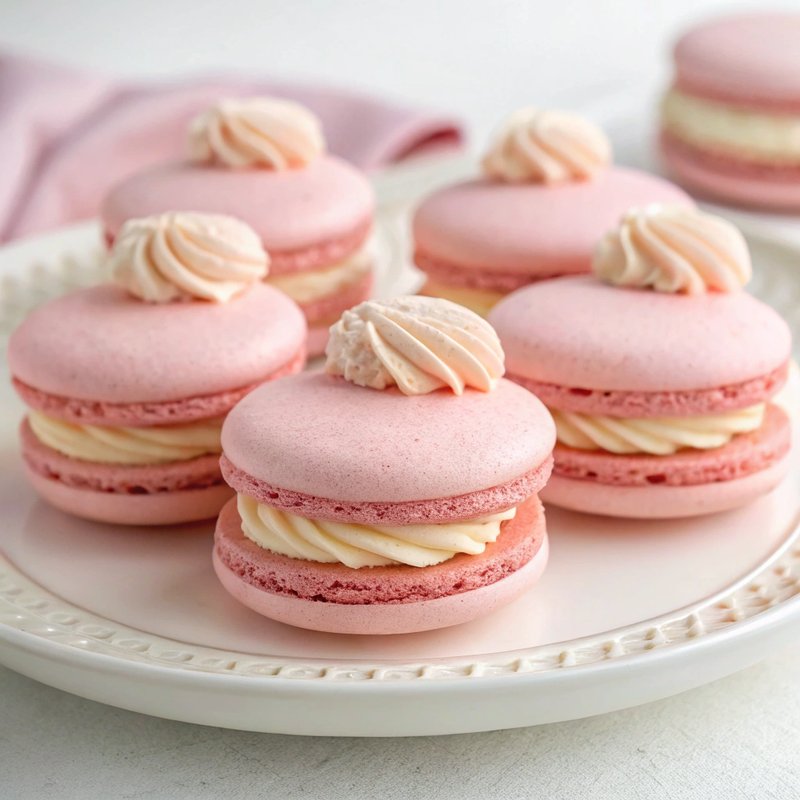 Lychee Macarons