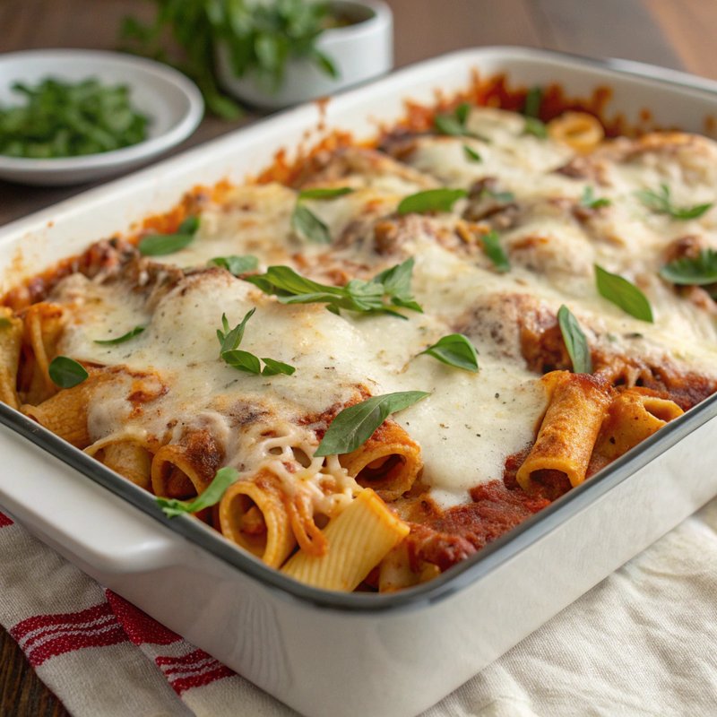 Delicious Baked Ziti with Ricotta Cheese