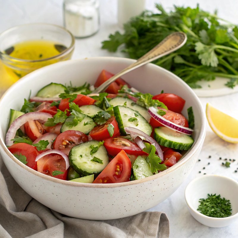 Cucumber and Tomato Salad