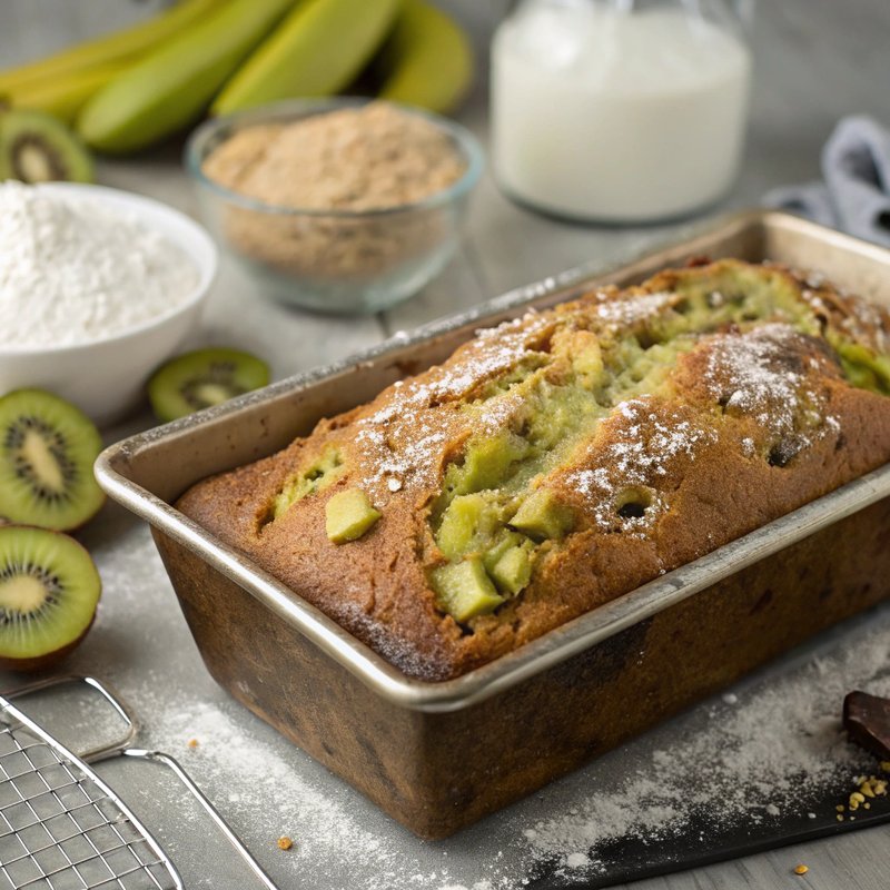 Tropical Kiwi Banana Bread