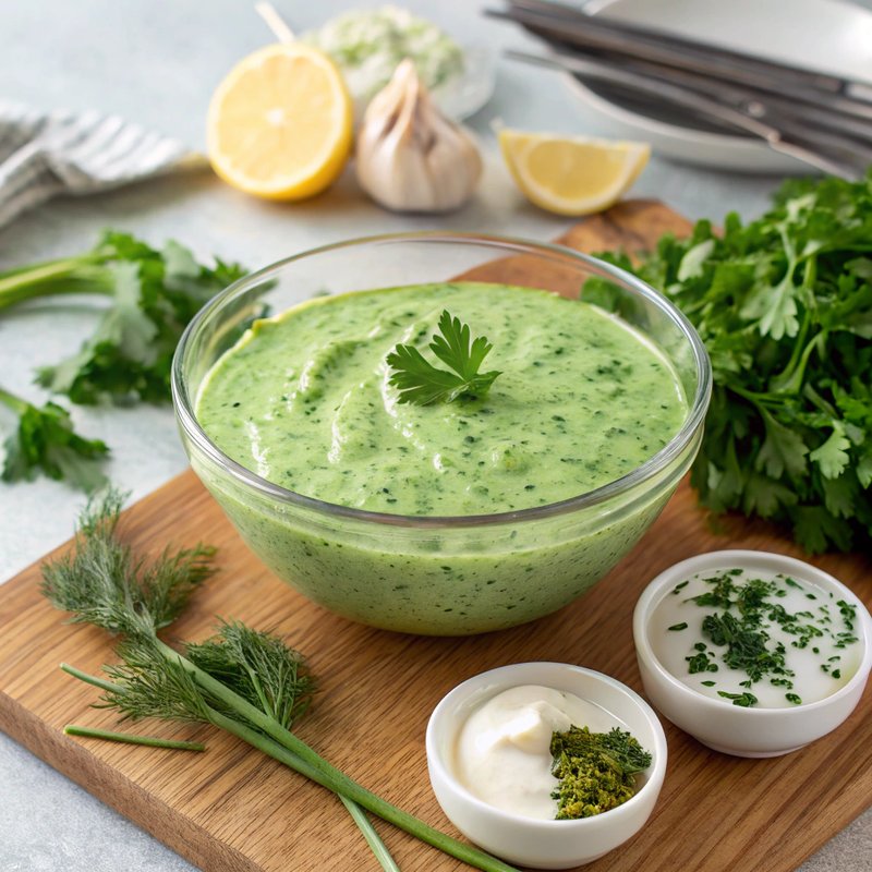 Enhanced Green Goddess Dressing