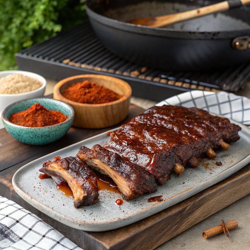 Succulent Barbecued Beef Back Ribs