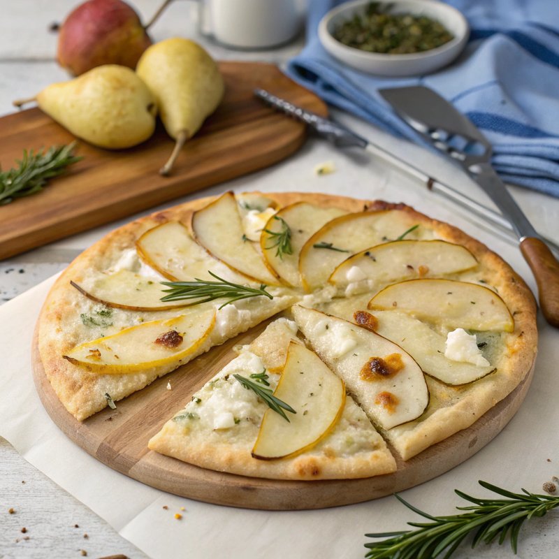 Gourmet Pear and Gorgonzola Pizza