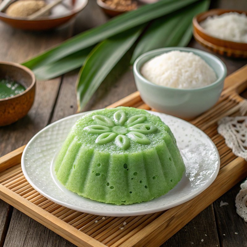 Banh Bo Nuong (Vietnamese Steamed Rice Cake)