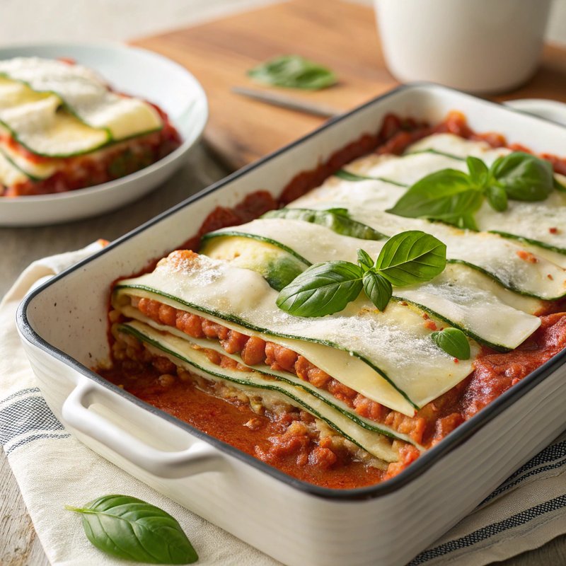 Heavenly Parsnip and Zucchini Lasagna