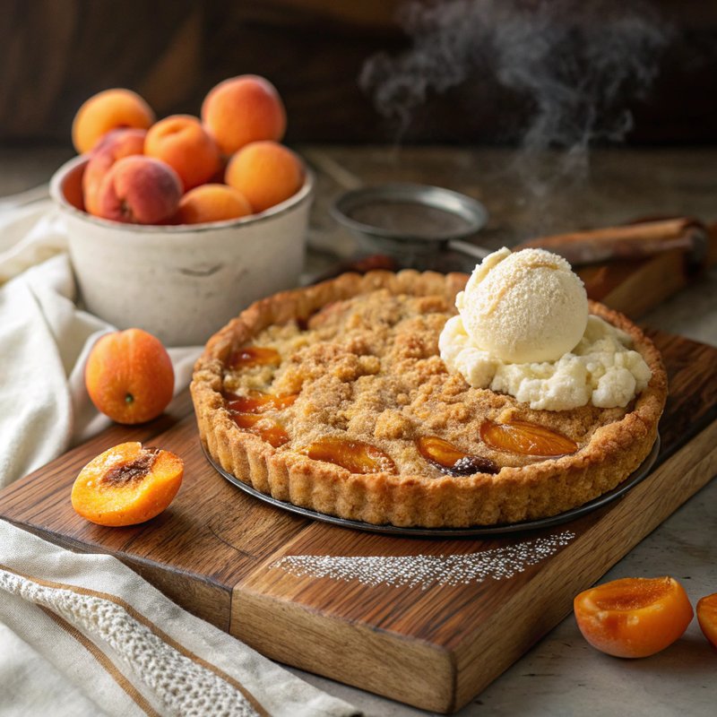 Apricot Crisp Pie