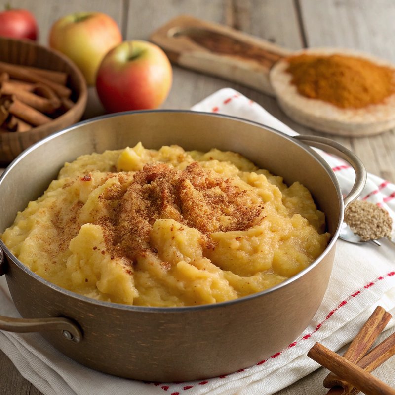 Cinnamon Nutmeg Apple Mash
