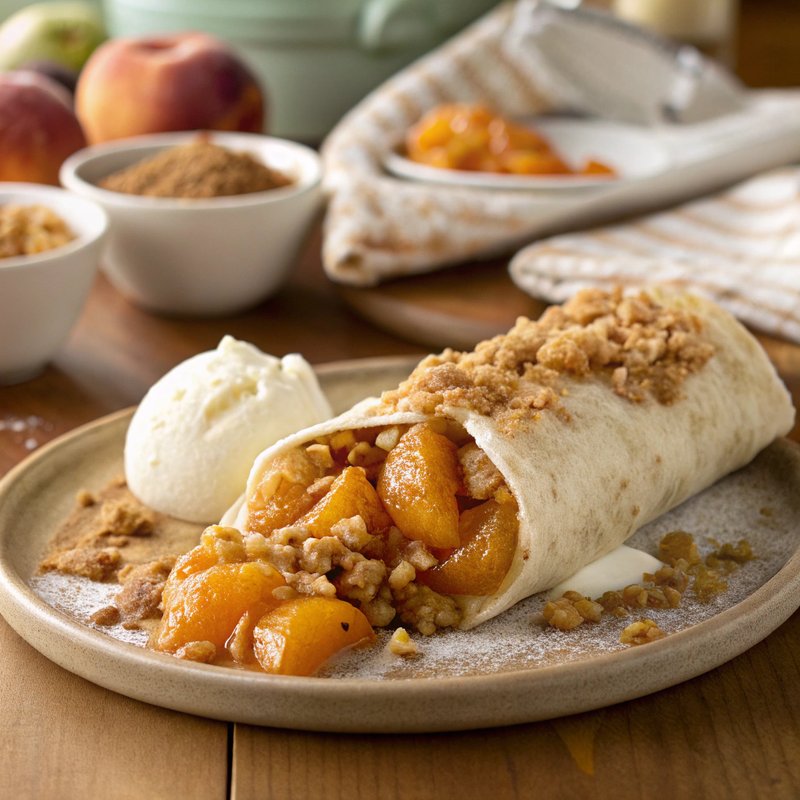 Apricot Crisp Burrito