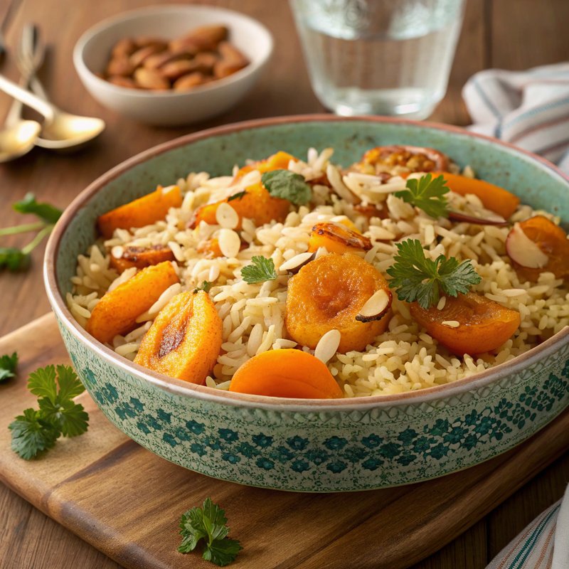 Enhanced Apricot Cobbler Pilaf