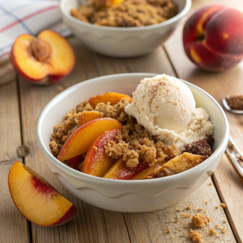 Nectarine Crumble