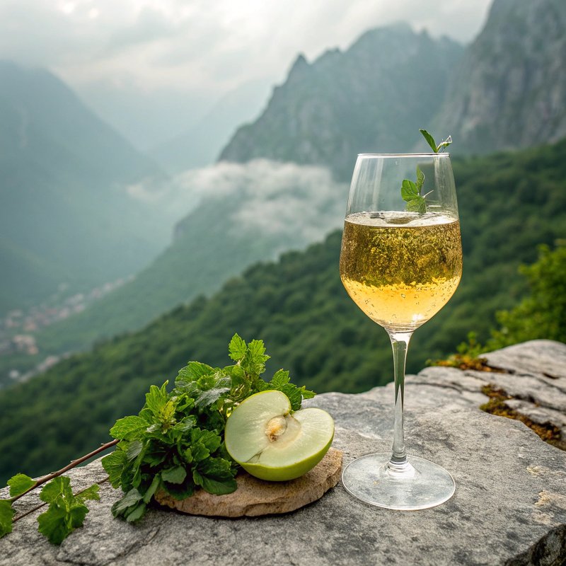 Godello - A resurgent Spanish white grape from the mountainous northwest, producing mineral-driven wines with stone fruit, citrus, and a distinctive smoky, herb