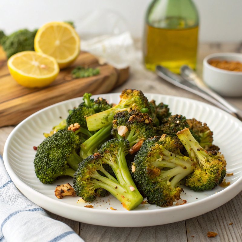Roasted Broccoli with a Tangy Twist