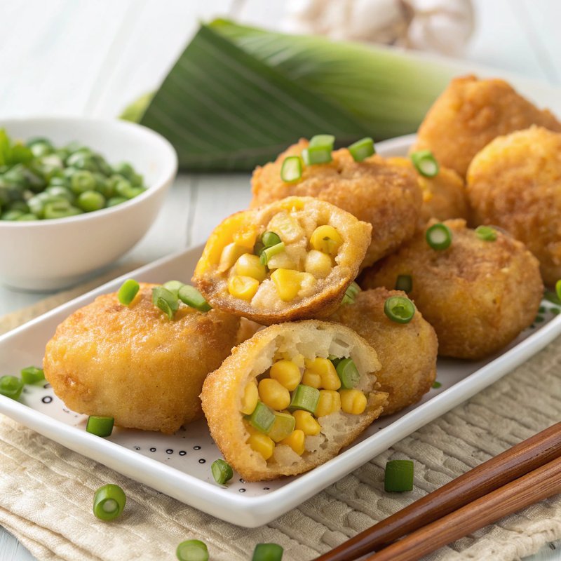 Ngo Chien (Vietnamese Corn Fritters)