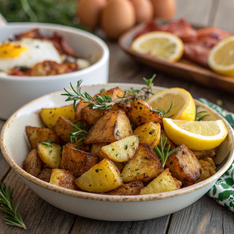 Zesty Lemon Herb Breakfast Potatoes