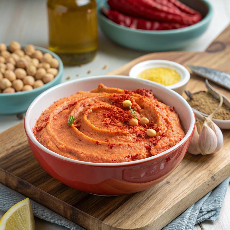 Roasted Red Pepper Hummus