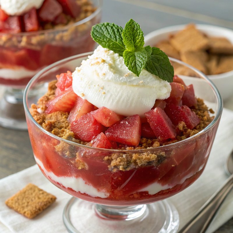 Rhubarb and Mascarpone Cream