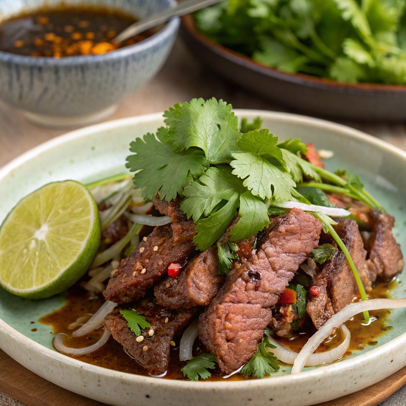 Char Em Chom (Cambodian Grilled Beef)