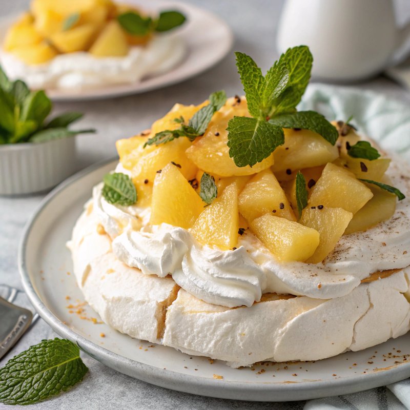 Tropical Pineapple Pavlova