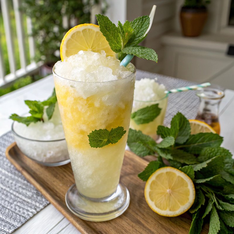 Whiskey Lemonade Slushie
