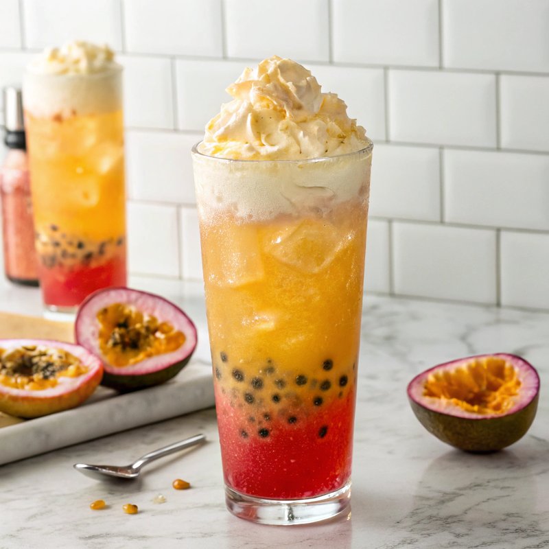 Passion Fruit Italian Soda