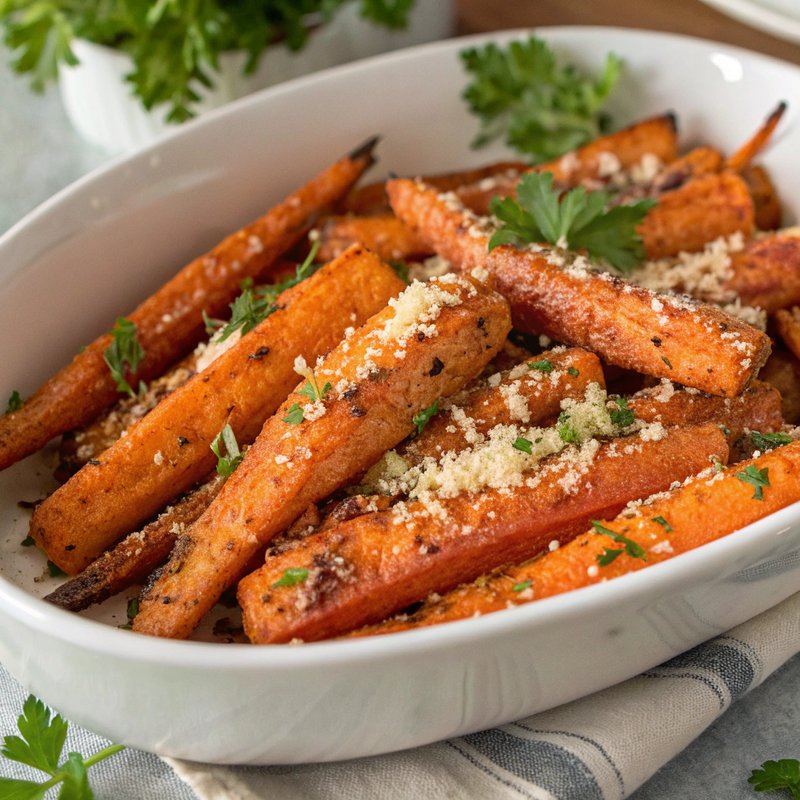 Roasted Parmesan Carrots