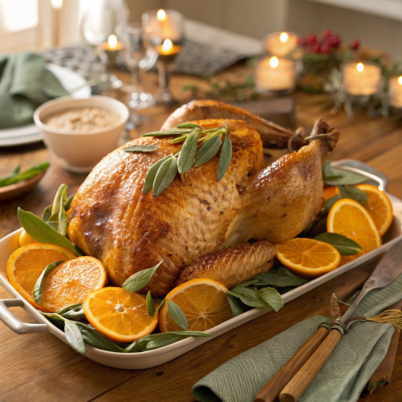 Orange and Sage Roasted Turkey