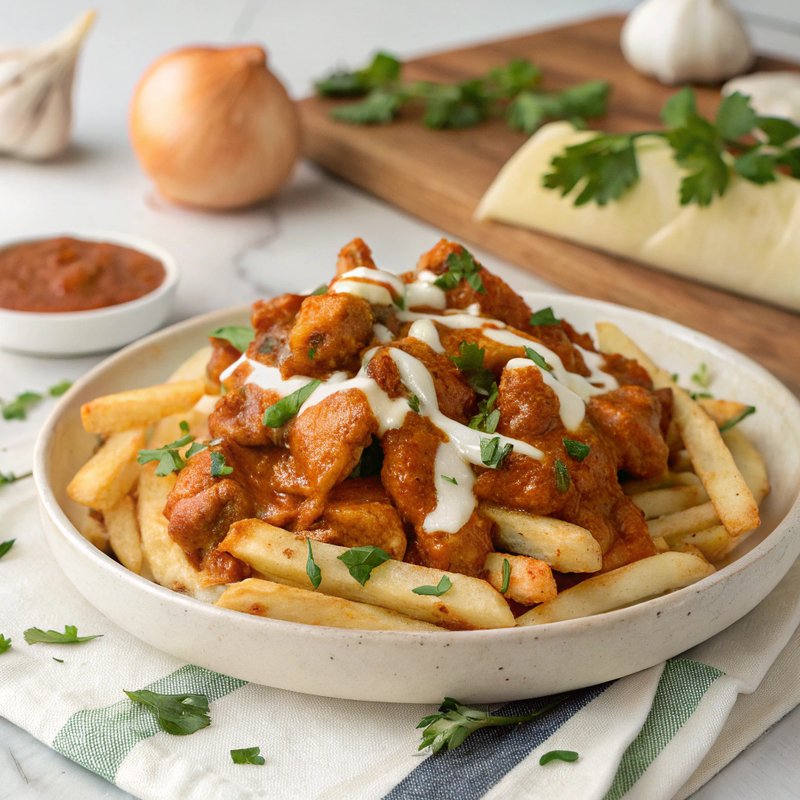 Butter Chicken Poutine