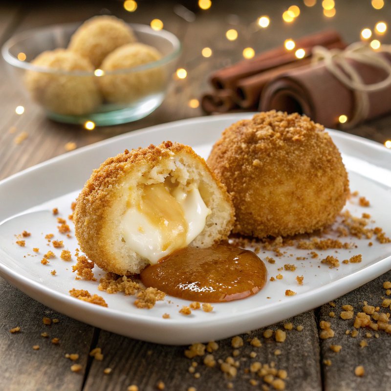 Golden Crispy Deep-Fried Milk