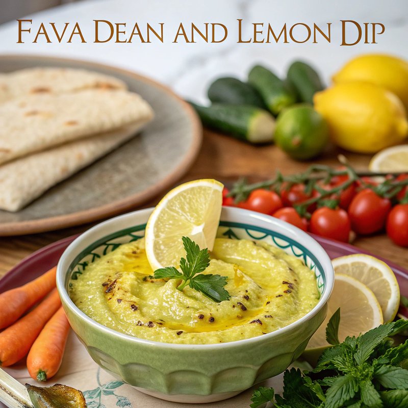 Fava Bean and Lemon Dip