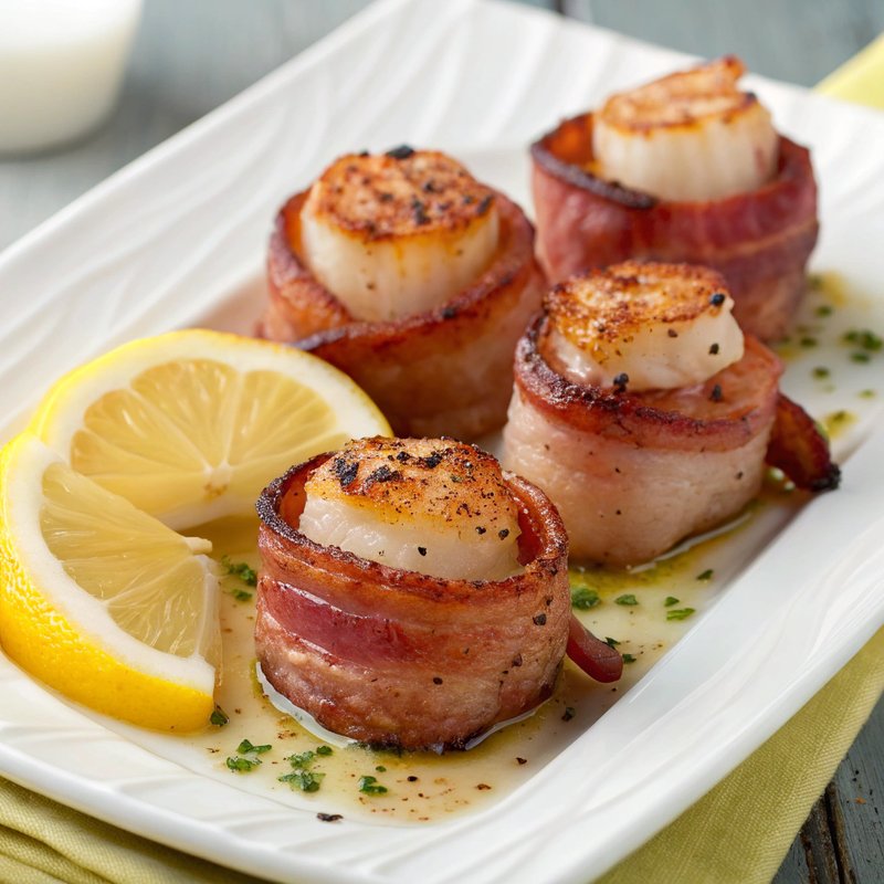 Scallops Wrapped in Bacon