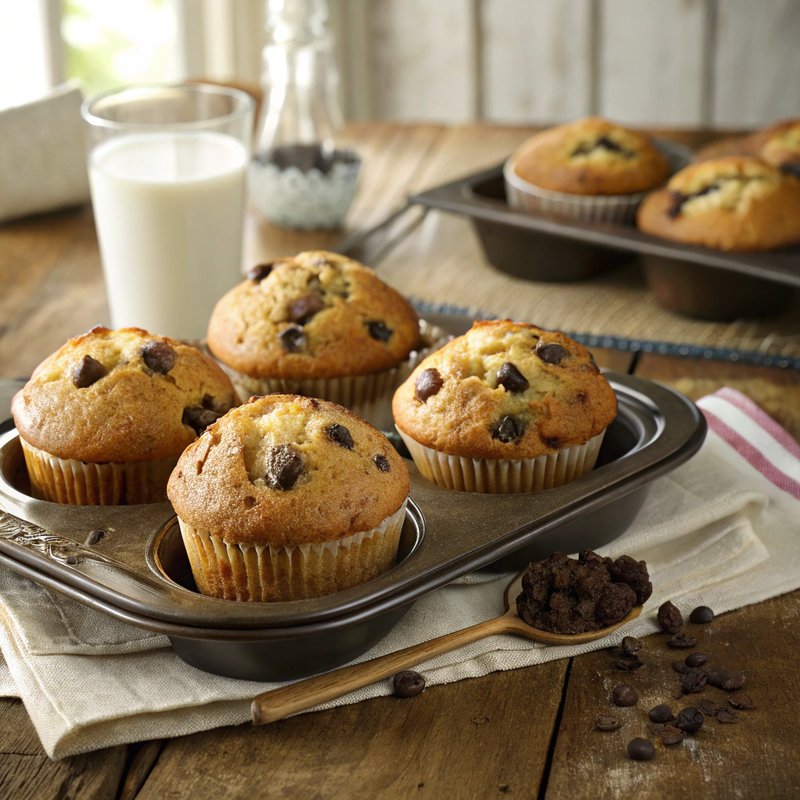 Heavenly Chocolate Chip Muffins