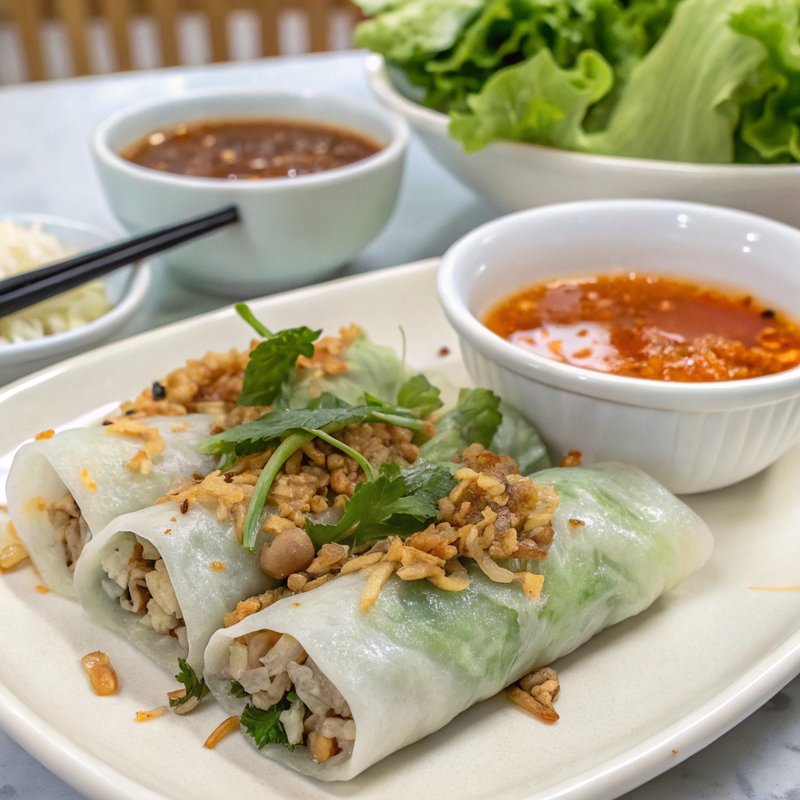 Banh Cuon (Vietnamese Rice Cake Wraps)