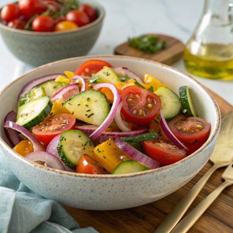 Refreshing Onion and Tomato Salad
