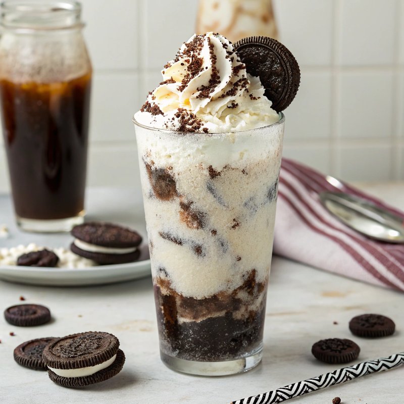 Delicious Cookies and Cream Italian Soda
