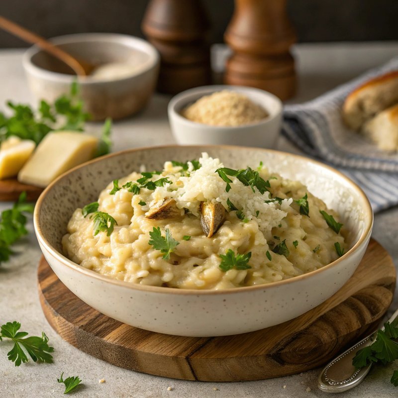 Creamy Parsnip Risotto