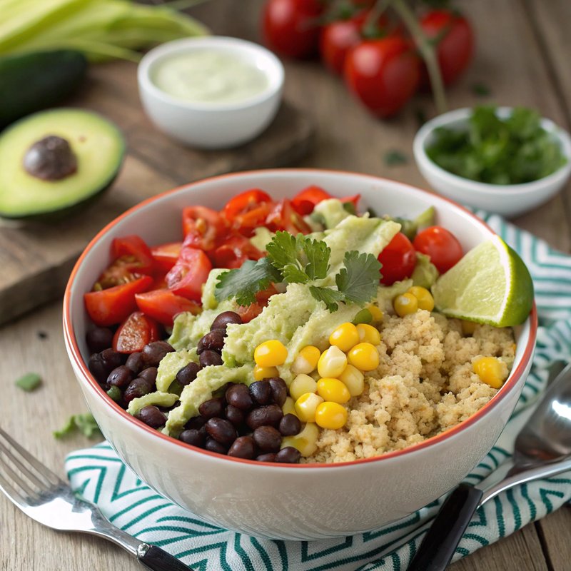 Enhanced Tex Mex Quinoa Bowl