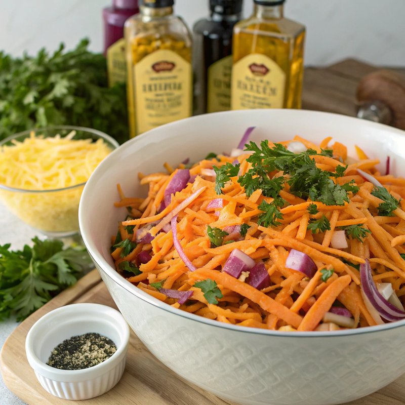 Enhanced Carrot and Cheddar Salad