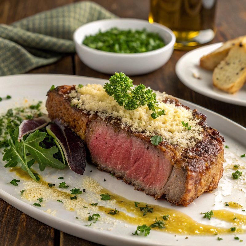 Parmesan Crusted Steak