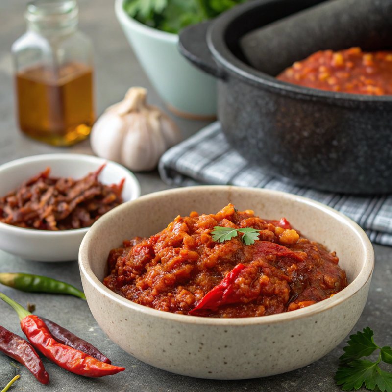 Nam Prik Pao (Thai Roasted Chili Paste)