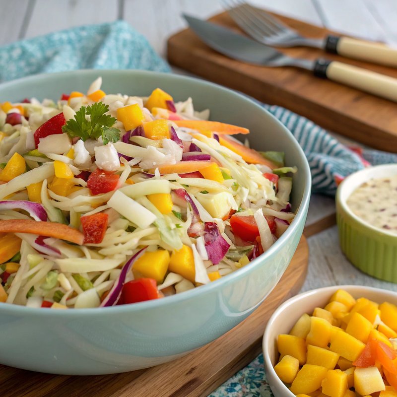 Tropical Mango Coleslaw