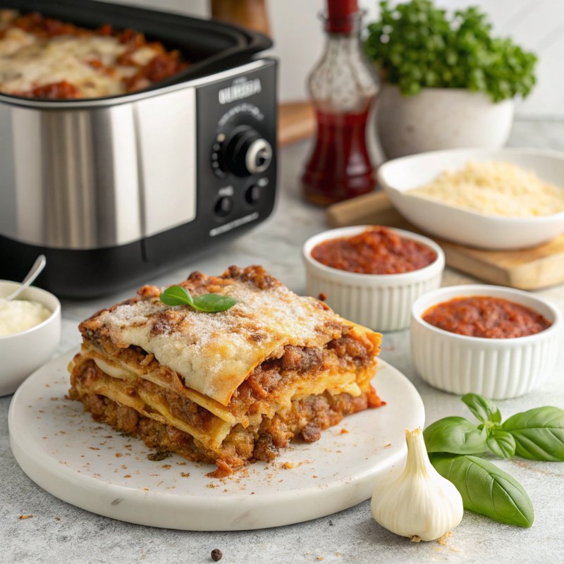 Air Fryer Lasagna