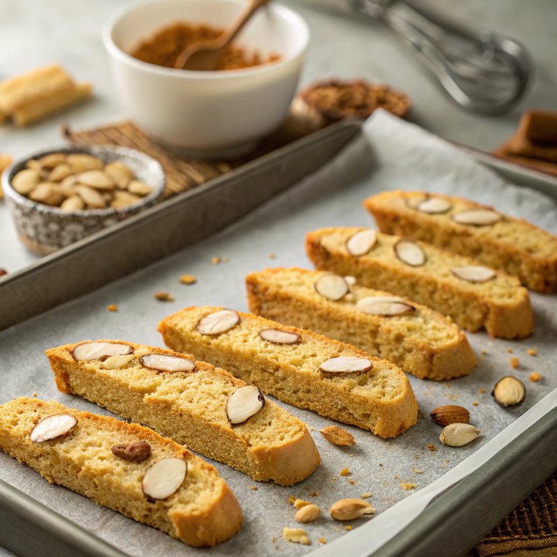 Traditional Italian Almond Biscotti