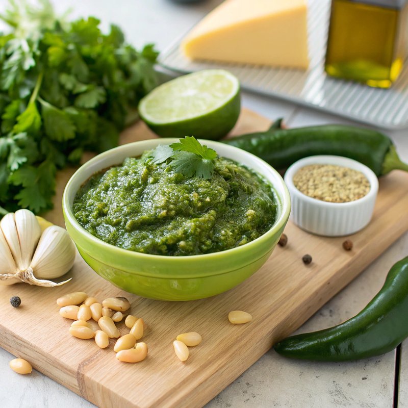 Spicy Cilantro Pesto