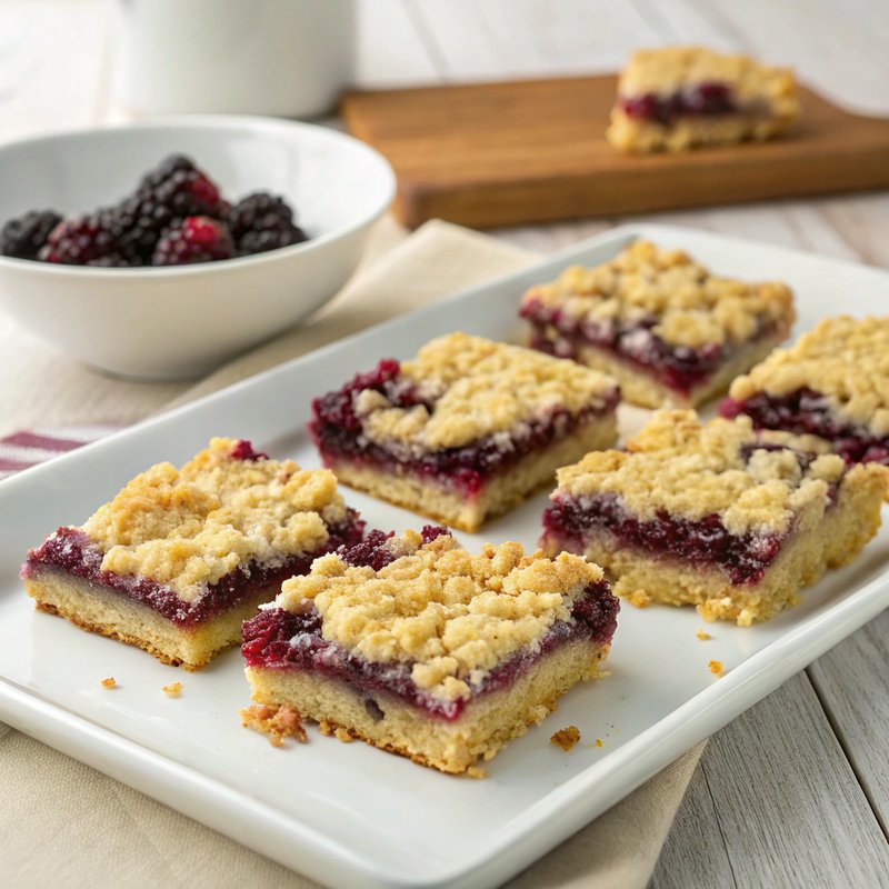 Blackberry Crumble Bars