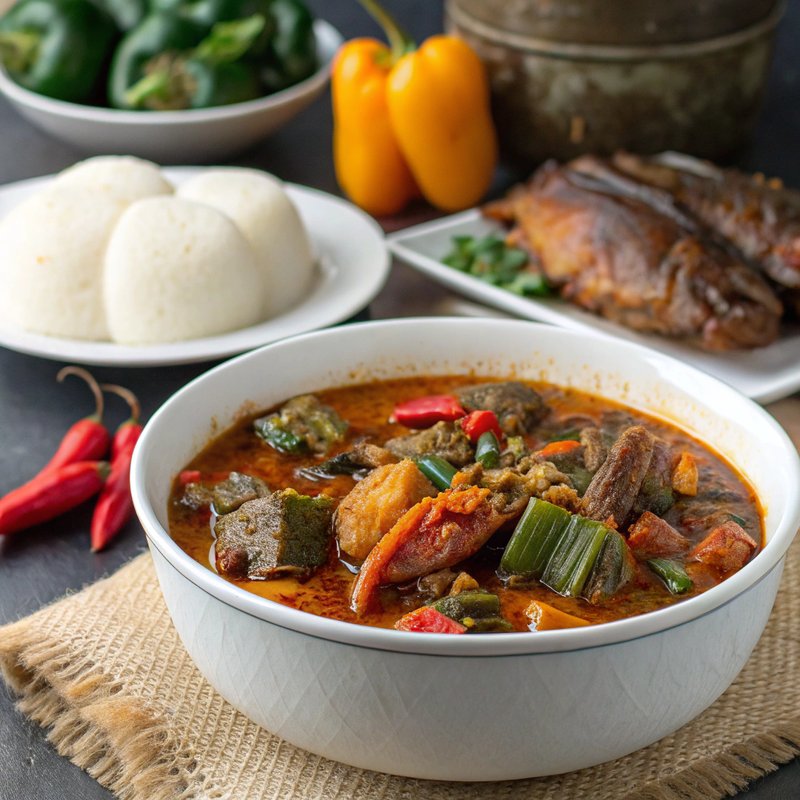 Traditional Nigerian Okra Soup