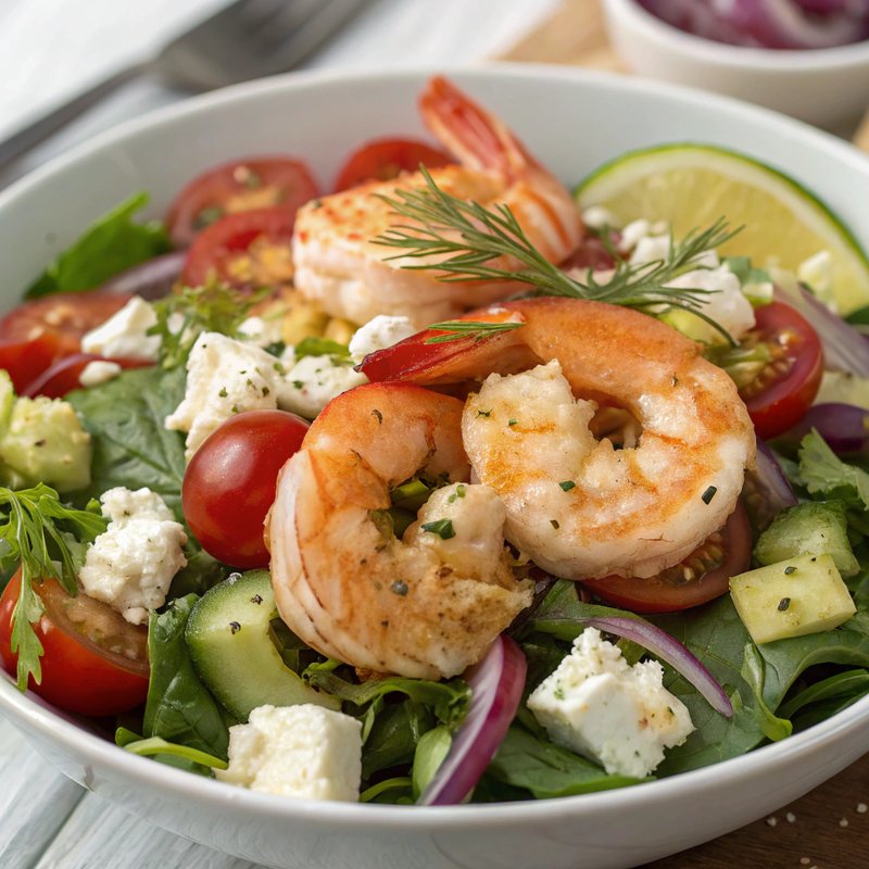 Prawn and Feta Salad