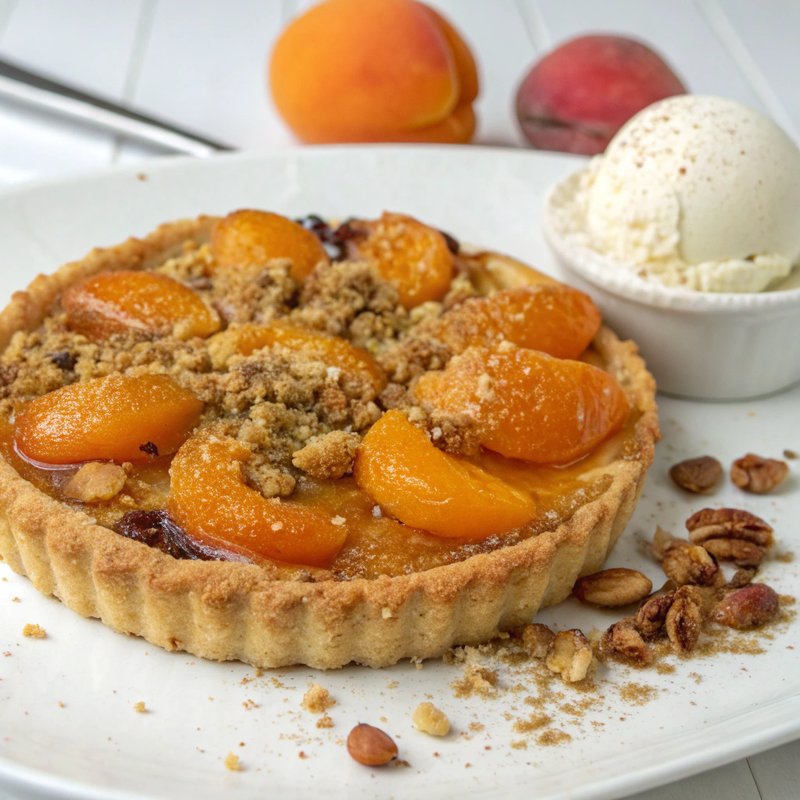 Apricot Crumble Tart