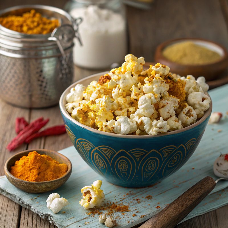 Masala Spiced Popcorn