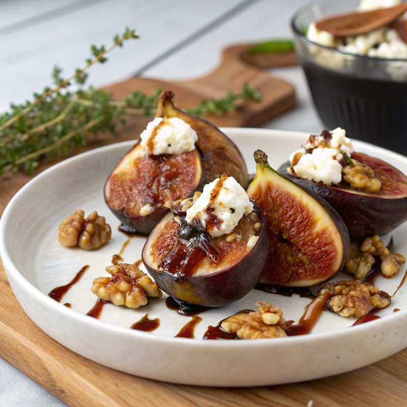Fig and Balsamic Glazed Figs