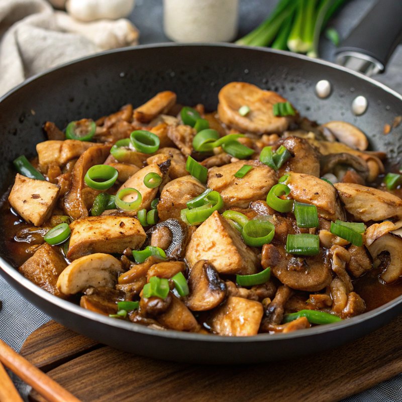 Chicken and Mushroom Stir Fry